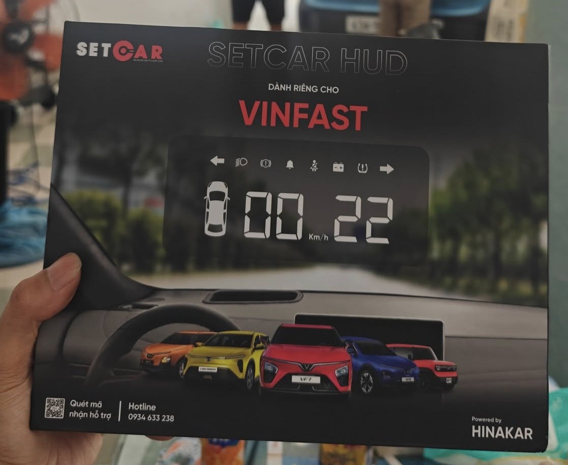 HUD kính lái của hãng SetCar cho Vinfast Limo Green – Trải nghiệm lái xe thông minh và an toàn hơn