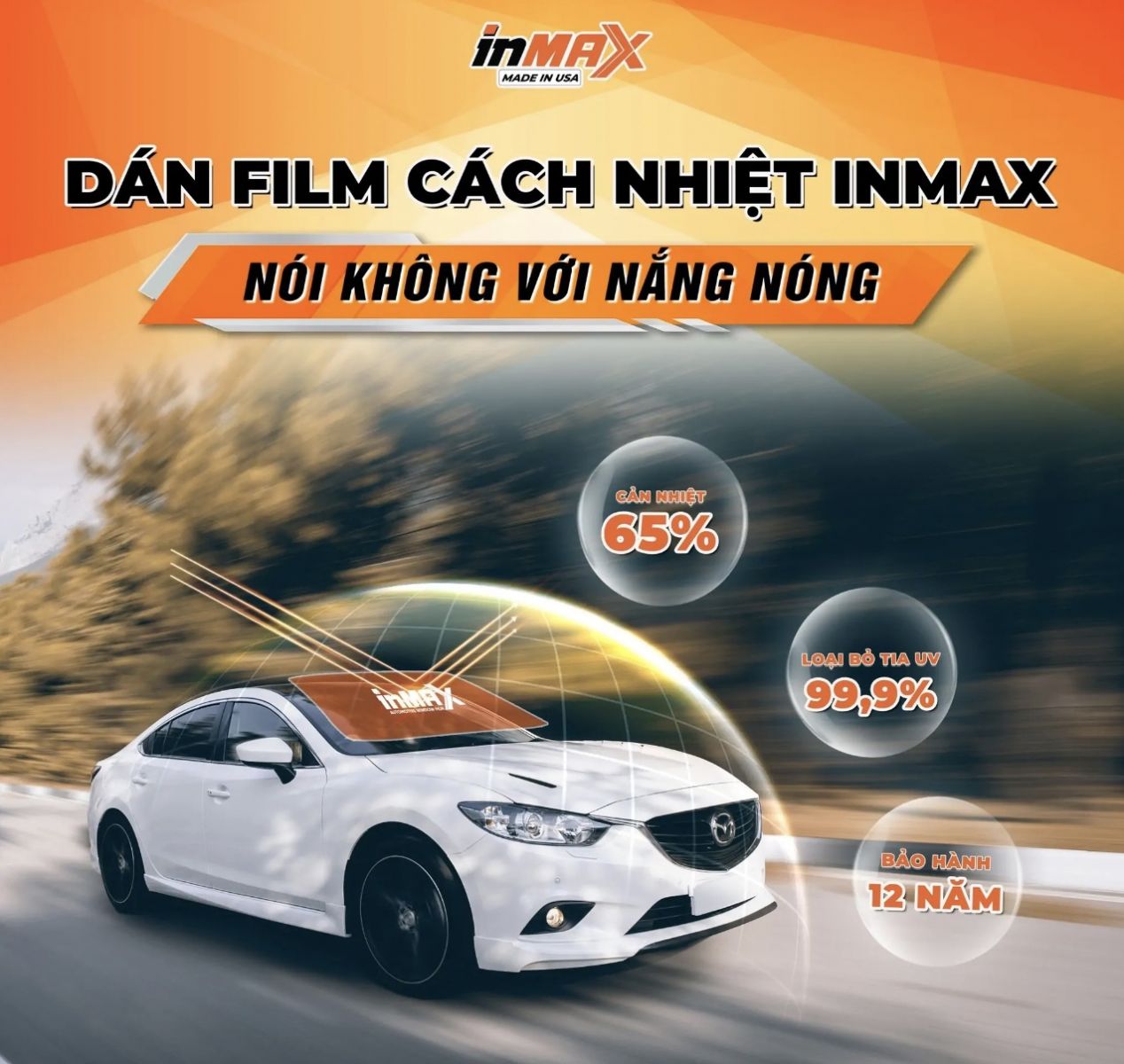 Phim cách nhiệt Inmax cho xe VinFast – Trang bị thiết thực để bảo vệ xe và người lái trong môi trường nhiệt đới